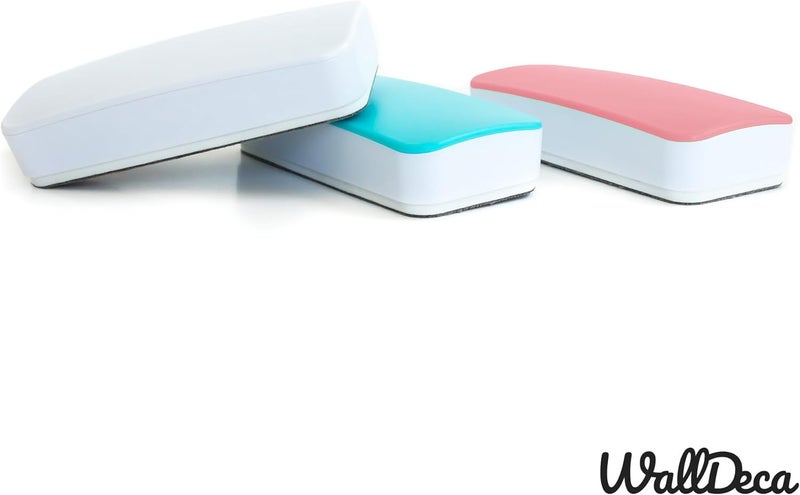 WallDeca Dry Eraser, Felt Bottom Surface Whiteboard Cleaner, Dry Wipe Board Eraser, Magnetic Tool for Dry Erase Board, Works on All Whiteboard Surfaces, Glass Board and Presentation Surfaces (Pink) - Image 4